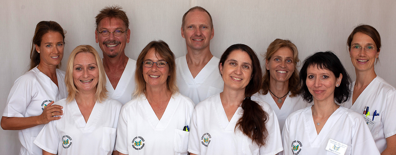 Das Team vom Deutschen Ärzte Zentrum auf Teneriffa